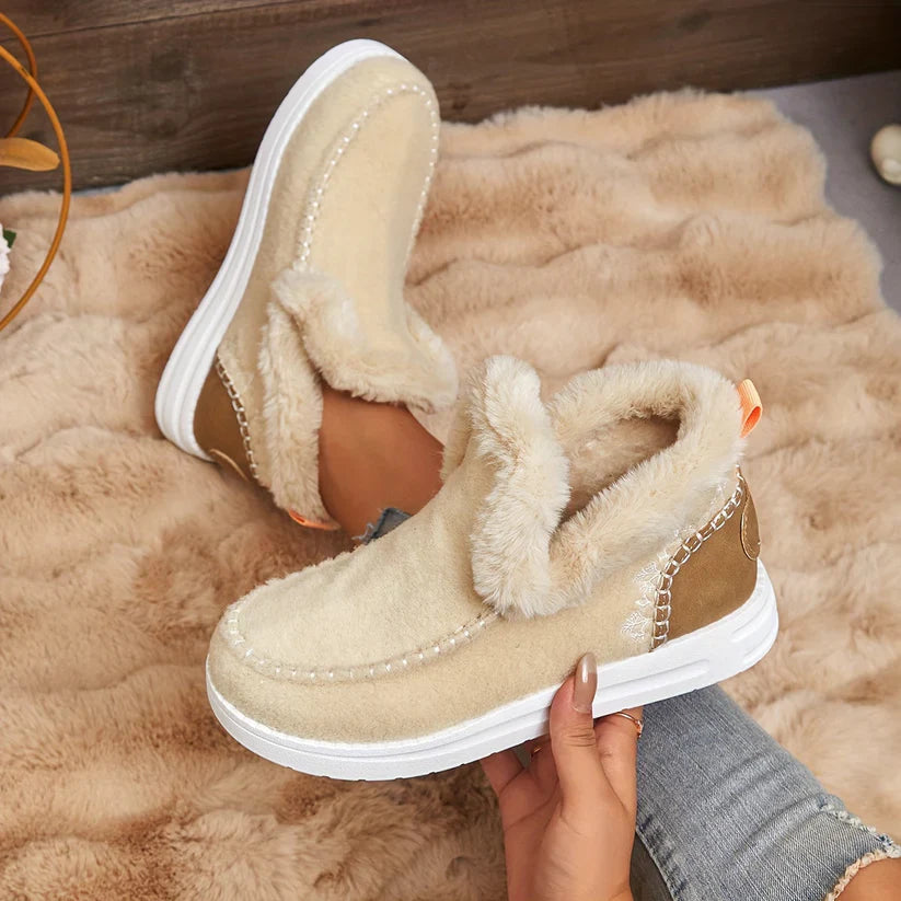 ÉLEVA™ | Bottes d'Hiver pour Femmes avec Doublure en Peluche