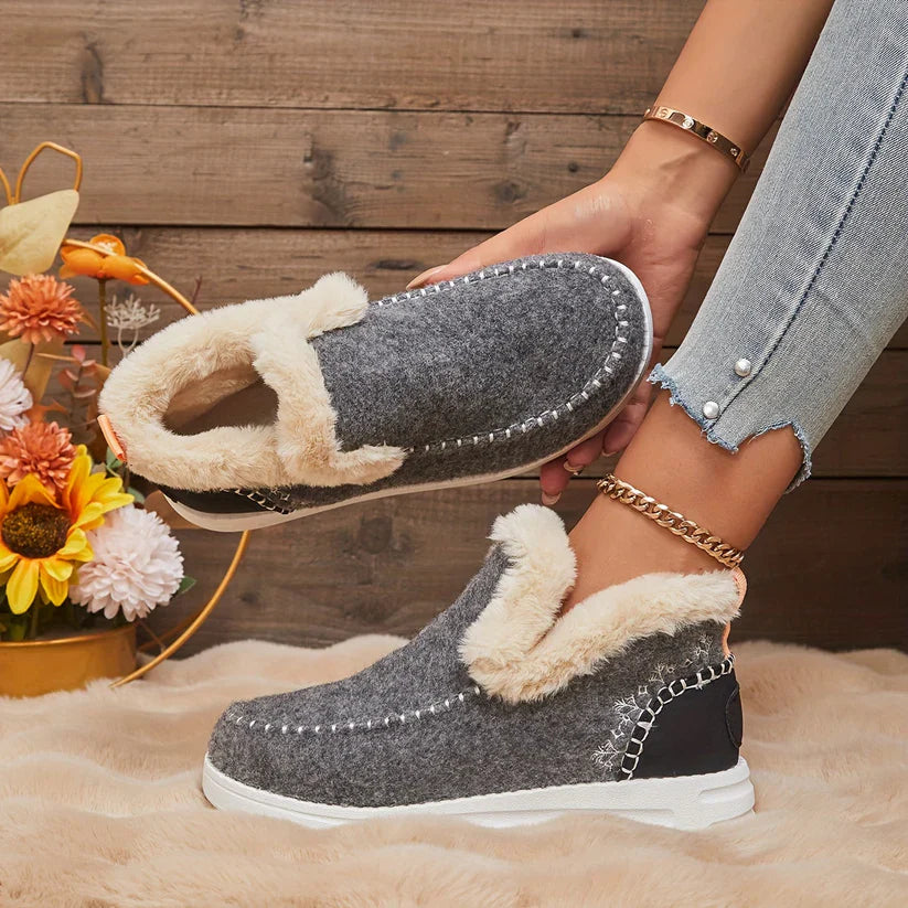 ÉLEVA™ | Bottes d'Hiver pour Femmes avec Doublure en Peluche