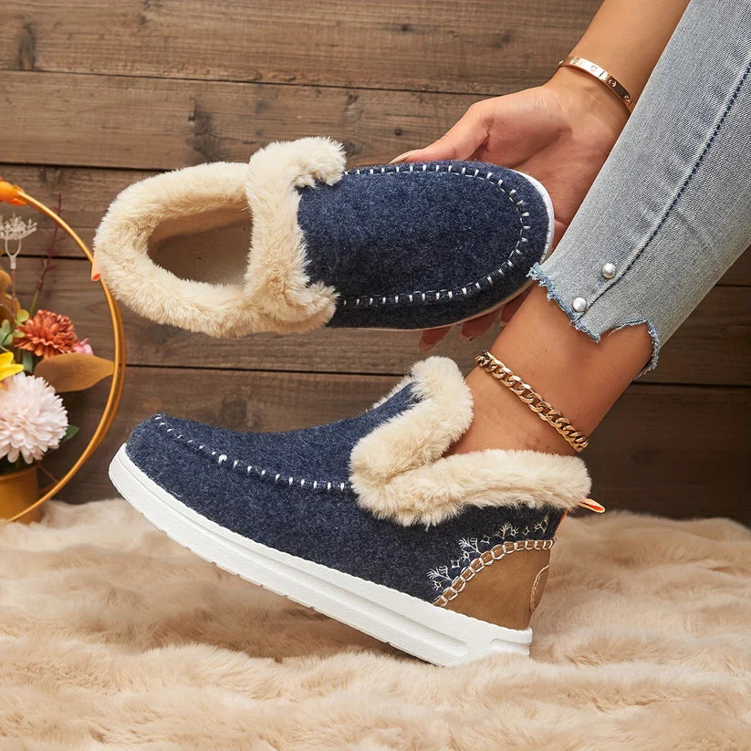 ÉLEVA™ | Bottes d'Hiver pour Femmes avec Doublure en Peluche
