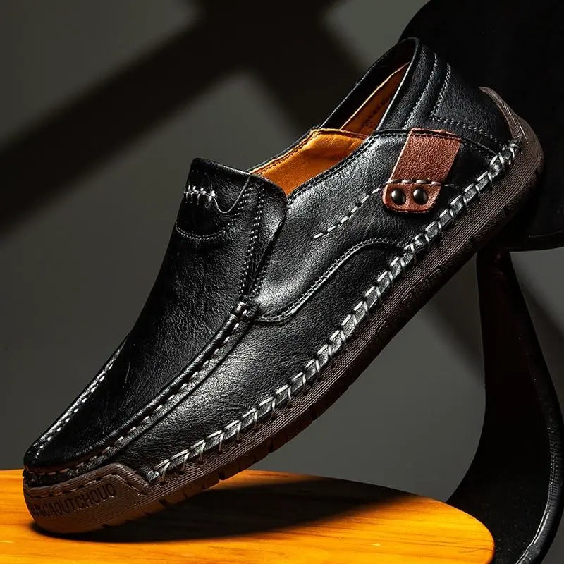 Élégance™ | Chaussures Classiques en Cuir Confortables pour Hommes