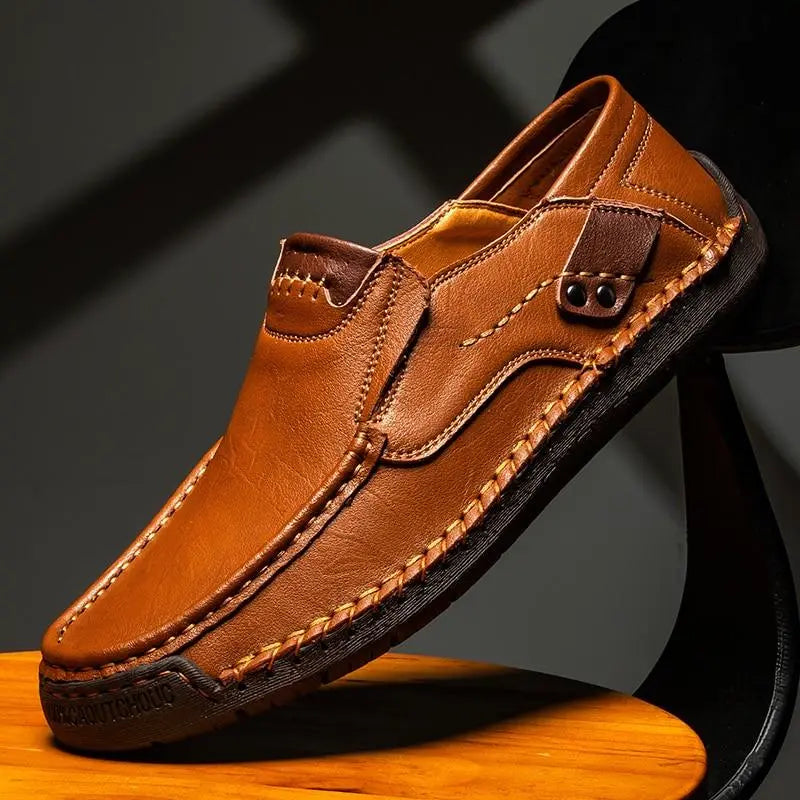 Élégance™ | Chaussures Classiques en Cuir Confortables pour Hommes