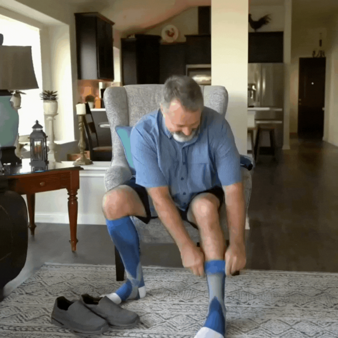 Chaussettes de compression - soulagent douleurs et gonflements des jambes