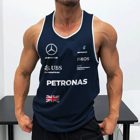 Men's Racing Fitness Sports Leisure Sleeveless Tank