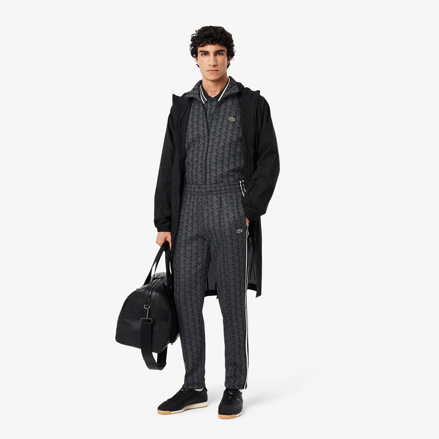 [Achetez-en 1, obtenez-en 2] Ensemble polo et pantalon de survêtement monogramme