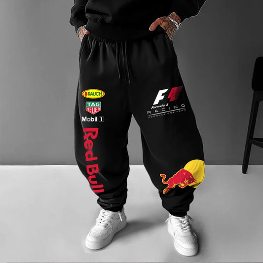 Unisex Racing Printed Casual Harem Pants