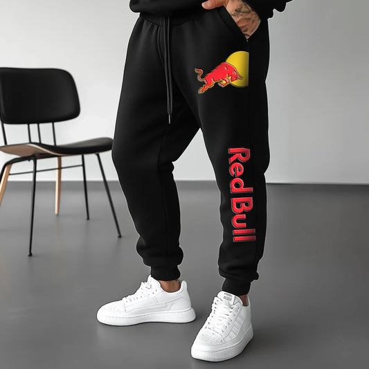 Men's Casual Racing Print Sweatpants