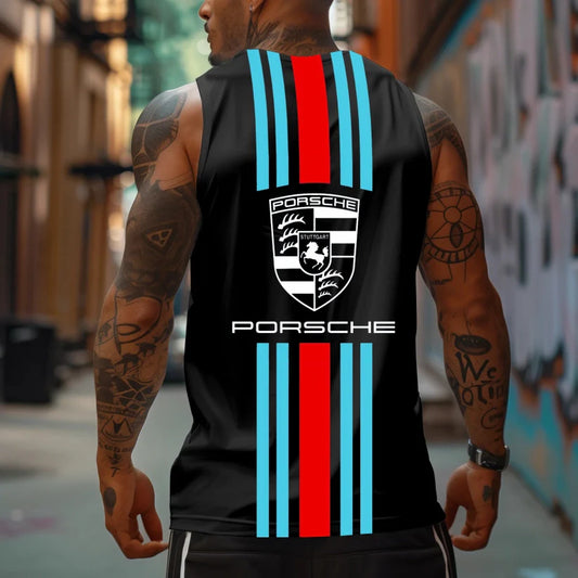 Men's Logo Print Sports Tank Top