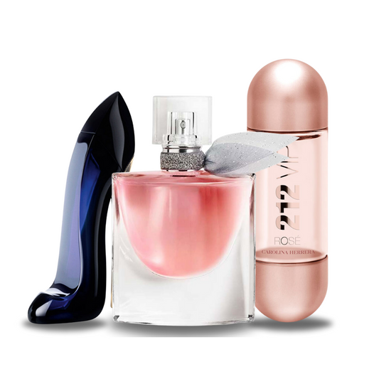 Cofanetto con 3 Fragranze: Carolina Herrera GOOD GIRL, Lancôme LA VIE EST BELLE e Carolina Herrera 212 VIP ROSÉ 100 ml