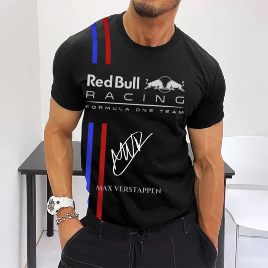 Men's Racing Design Short Sleeve T-shirt