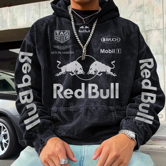 Racing Branded Retro Street Hoodie
